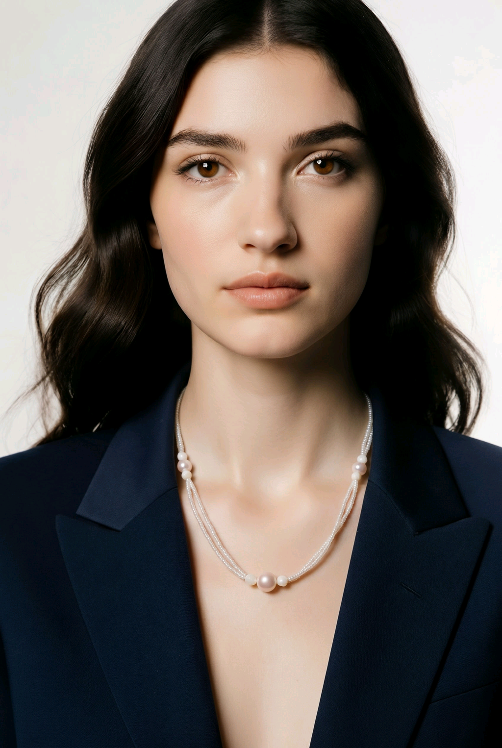 Bridgerton-Inspired Freshwater Pearl Choker with Mother of Pearl Accents