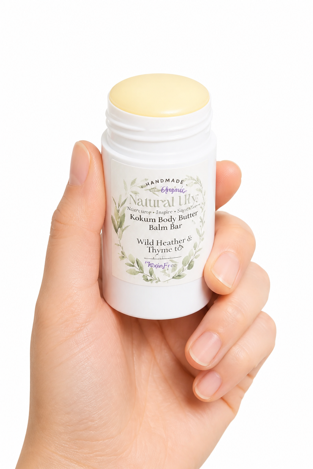 Cocoa or Kokum Body Butter Balm Stick – Handmade Solid Roll-On