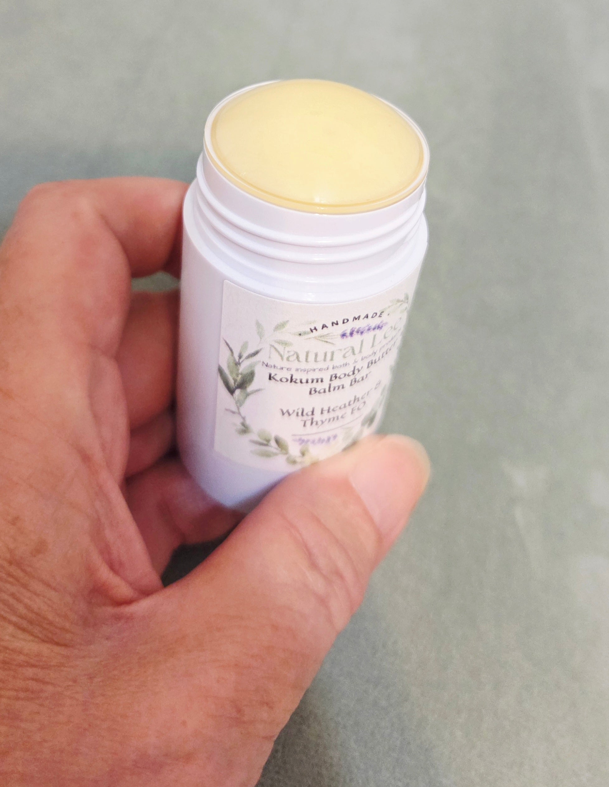 Cocoa or Kokum Body Butter Balm Stick – Handmade Solid Roll-On