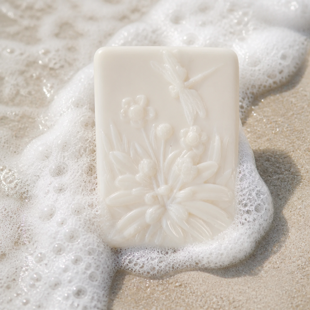 Handmade Goat's Milk Soap with Shea Butter – Sweet Orange Essential Oil | Approximately 4 oz