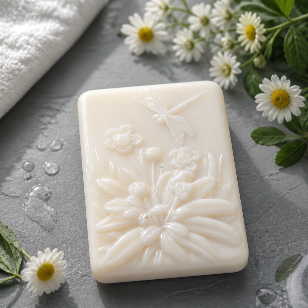 Handmade Goat's Milk Soap with Shea Butter – Sweet Orange Essential Oil | Approximately 4 oz