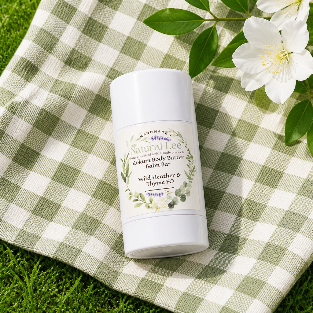 Cocoa or Kokum Body Butter Balm Stick – Handmade Solid Roll-On