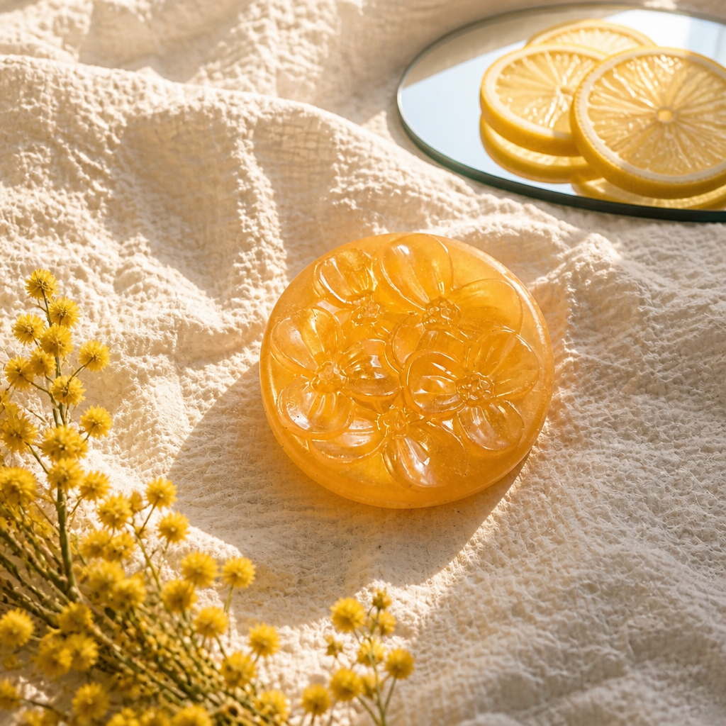 Handmade Honey & Shea Butter Soap – Apple Bourbon Scent | Small-Batch Artisan Soap