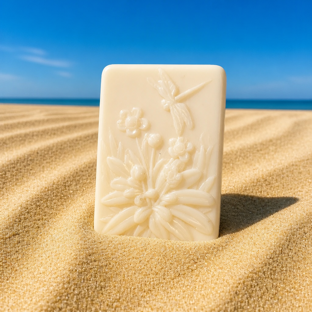 Handmade Goat's Milk Soap with Shea Butter – Sweet Orange Essential Oil | Approximately 4 oz