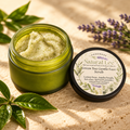 Handmade Green Tea Facial Scrub – Gentle Exfoliating with Jojoba Beads & Sea Clay