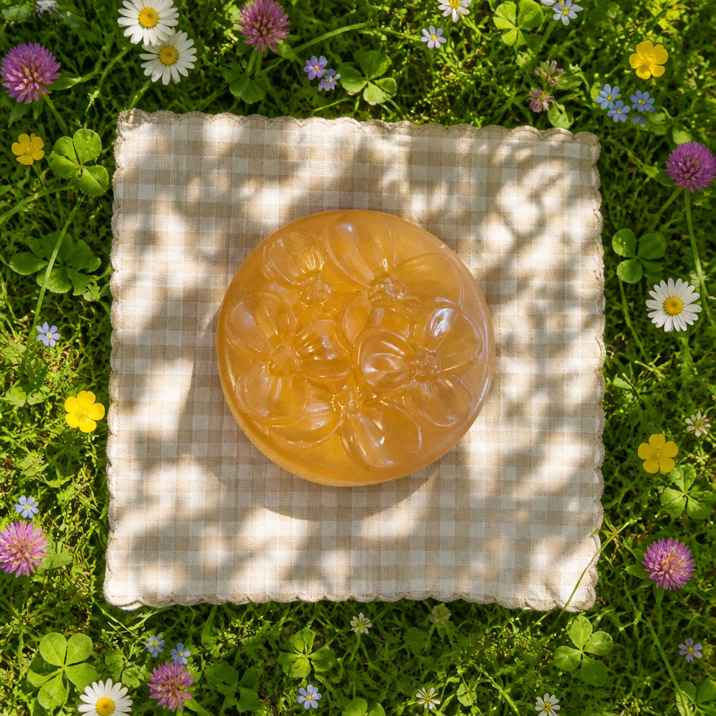 Handmade Honey & Shea Butter Soap – Apple Bourbon Scent | Small-Batch Artisan Soap